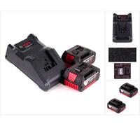 Kit de démarrage 18V Bosch avec 2x batterie GBA 5,0Ah + chargeur GAL 18V-40