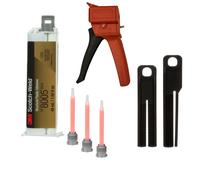 Kit de démarrage : 1x 3M Scotch-Weld colle de construction à 2 composants EPX System DP8005, beige, 45ml 1x appareil manuel S-K-S pour cartouches EPX 38 à 50ml y compris piston d'avance 2:1 & 10:1, 3x