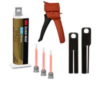 Kit de démarrage : 1x 3M Scotch-Weld colle de construction à 2 composants EPX System DP8425 NS, vert, 45 ml 1x appareil manuel S-K-S pour cartouches EPX 38 à 50ml y compris piston d'avance 2:1 & 10:1,