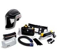 Kit de démarrage antidéflagrant 3M TR-819E IS Versaflo avec TR-802E, accessoires et casque de protection 3M Versaflo M306 avec joint facial confort et visière en polycarbonate, transparent x1 morceau