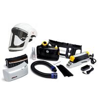 Kit de démarrage antidéflagrant 3M TR-819E IS Versaflo comprenant TR-802E, accessoires et casque de protection 3M Versaflo M206 avec joint facial confort et visière en polycarbonate, transparent x1 mo
