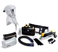 Kit de démarrage antidéflagrant 3M TR-819E IS Versaflo, y compris TR-802E, accessoires et cagoule légère 3M Versaflo Premium S757 Kit de démarrage, y compris support de tête et bavette intérieure, mat