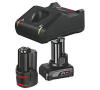 Kit de démarrage batterie 12V et chargeur Bosch Professional GBA Li-Ion CoolPack 2/4Ah