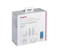 LEGRAND - Kit Démarrage Produits Connectés Céliane with Netatmo - 1 Prise Connectée + 1 Interrupteur Connecté + 1 Commande Générale + 1 Commande Éclairage/Prise - Fabriqué En France - Laqué Blanc