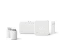 Kit de démarrage de thermostat à eau chaude et chauffage sans fil Tado V3+ avec 2 têtes, blanc