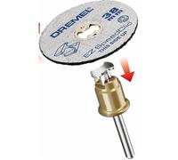 Kit de démarrage DREMEL SC406 - Adaptateur EZ SpeedClic et 2 disques à tronçonner les métaux Ø 38mm