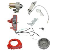 Kit de démarrage, moteur à roue de manège, solution de démarrage simple, argent