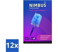 Kit de démarrage NIMBUS Magic Duster : manche + 4 recharges (1 kit) - pack économique - 12 pièces
