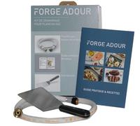 Forge Adour – Kit de démarrage pour Plancha Gaz – Spatule, Flexible, Recettes