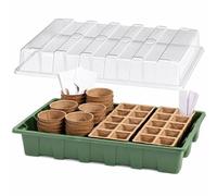 Kit De Démarrage Pour Semis 67 Pièces - Plateaux, Pots Et Étiquettes Inclus