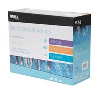 Kit de démarrage pour spa - NEKA - Kit 4 produits - Brome - Antimousse - pH+/pH-