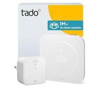 Kit de démarrage pour Thermostat Intelligent tado° X (2e génération) : Filaire, Finition Mate, Comprend Bridge X et Un câble USB-C Via l'application tado° et Les Commandes vocales Alexa, Siri, Google