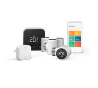 tado° Kit de démarrage filaire X – Thermostat connecté et 4 têtes thermostatiques X