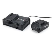 Kit de démarrfiletage mâlee batterie Li-Ion 18 V 2,0 Ah et lotur rapide 4 A pour plateformee outils sans fil