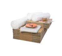 Kit de Déménagement pour logements de taille moyenne type T2, avec cartons, films Bulle de Protection, Adhésifs, housse pour matelas, sachets mousse et marqueur.
