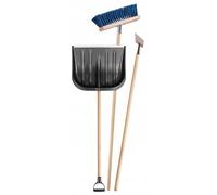 Kit de déneigement : broyeur à neige, pelle à glace et brosse – Bleu