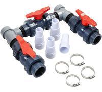 Kit de dérivation pour piscine, compatible avec les pompes à chaleur de 50 mm. Kit de raccordement pour pompe à chaleur de piscine, kit de dérivation pour piscine avec tuyaux de 32 mm et 38 mm. Kit de