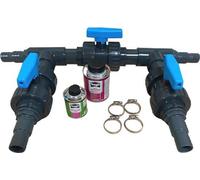 Kit de dérivation pour pompe à eau chaude de piscine, installation en PVC