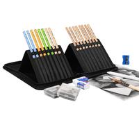 Kit de dessin au crayon de 31 pièces, idéal pour les débutants et les artistes