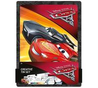 Kit de dessin - Disney - Cars - 1 poster - 10 dessins - 60 stickers - Crayon 6 couleurs