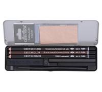 Kit de dessin et de croquis – comprenant l'équipement de base – 8 pièces