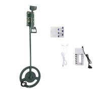 Kit de détecteur de métaux Souterrain GS6000, Profondeur de 8,5 m, Professionnel réglable et Rechargeable avec Bobine de Recherche de 10 Pouces, écouteurs et Batterie de 7 200 mAh