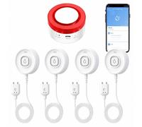 Kit de détection d'humidité sans fil, comprenant 4 capteurs avec alarme et contrôle via application