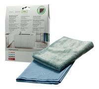 Kit de deux chiffons en microfibres pour inox et surfaces vitrées e-cloths - 00466148