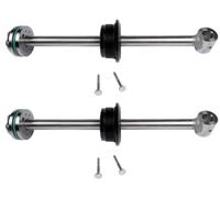 Kit de deux tiges de réglage - Jeu de tiges de réglage - Pour moteurs hors-bord 6 cylindres de 200 à 275 chevaux - 2,6L et 4,6L V8 - Remplacement pour les références 8M0118299 et 896157A01 - Argent
