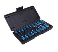 Kit de Déverrouillage de Borne Électrique Universel Ensemble D'Outils de Démontage de Broche de Sertissage de Borne de Faisceau de Fils Complet pour L'Entretien de Véhicule Aluminium Acier