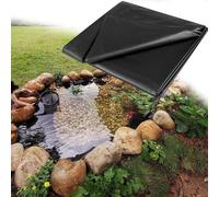 Kit de déversoir pour cascade extérieure, tuyau ondulé, bâche de protection noire pour bassin, 3x4m, 4x6m, 6x8m, 8x10m, 10x12m, film imperméable, membrane pour bassin de jardin, étangs à poi
