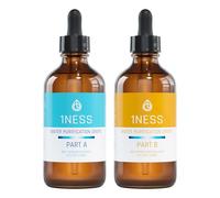 Kit de dioxyde de chlore 1ness | Lot de 2 liquides classiques 1:1 | Acide citrique 50% : solution de sodium 28% | 1 A 113,4 g + 1 B 113,4 g