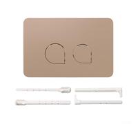 Kit de double bouton de chasse d'eau pour WC Geberit UP300 UP320 et Sigma-all Series Panneau d'économie d'eau efficace Design moderne minimaliste Construction en plastique Installation facile 246 x