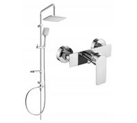 Mexen Alexa Sven ensemble de douche encastré avec pommeau de douche et mitigeur de douche, chrome - 71240262-00 6051 5907709181359