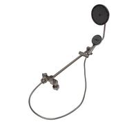 Kit de douche avec pommeau et douchette à main - Douche à effet pluie avec robinet - Kit complet de douche 2 en 1 - Pommeau de douche (Ø 22,5 cm) + douchette à main (24 cm) - Triple sortie d'eau