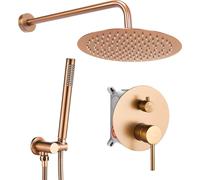 Kit de Douche Encastré Rea Lungo +Box Brush Copper