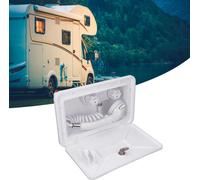 Kit de douche extérieure, 1,5 m, tuyau rétractable, robinet extérieur, universel pour camping-car, caravane, bateau