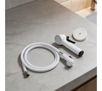 Kit de douche marine rétractable, pommeau de douche pour bateau de camping-car avec tuyau anti-torsion à 5 couches de 2,5 m 4 m, boîte de douche d'extérieur en ABS avec pulvérisateur sous pression
