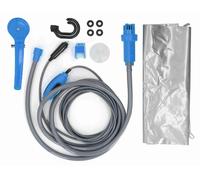 Kit de douche pour camping, design portable, ensemble d'installation complet, couleur bleue