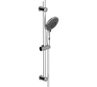 Kit de douche SCHÜTTE FLORENZ, pommeau de douche avec flexible et support, système de douche sans robinetterie, pommeau de douche bien-être avec 5 types de jets