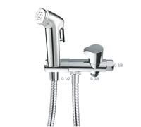 Kit de douchette de bidet hygiène avec Valentin 1.25m chromé