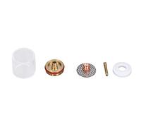 Kit de douilles pour torche de soudage TIG, ensemble de buses à collet en laiton et en verre pour pistolets de soudage à l’argon WP-20/25, résistant aux hautes températures et doté