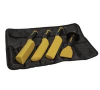 Kit de dressage de plomb Roughneck Pro - Trousse d'outils de toiture enroulable en tissu pour le façonnage et la finition du plomb, du cuivre, du zinc et de l'aluminium