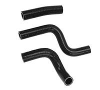 Kit de Durites de Radiateur, Kit de Tube de Tuyau de Liquide de Refroidissement de Radiateur Kit de Durite de Radiateur en Silicone Connexion Stable 3 Pièces en Silicone pour
