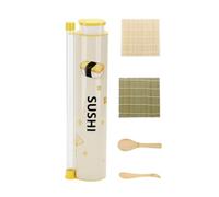 Kit de fabrication de sushis | Ensemble de moules à sushi avec récipient de | Machine à sushis maison pour le déjeuner, le camping, les pique-niques, la préparation des repas et la cuisine
