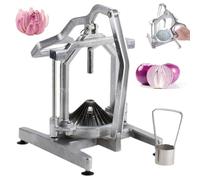 Kit de fabrication d'oignon en acier inoxydable pour la cuisine à la maison, la préparation des aliments au restaurant, la décoration de restauration rapide, facile à utiliser, idéal pour les fêtes
