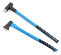 Kit de fendage : hache de fendage de 1,5 kg et marteau de fendage de 3,6 kg, avec manche en fibre de verre