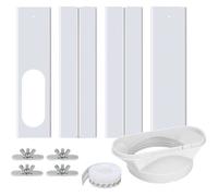 Kit de fenêtre de climatiseur portable avec joint de fenêtre réglable de coupleur pour unité AC Adaptateur de fenêtre 135 mm
