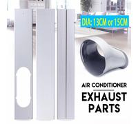 Kit de fenêtre portable avec adaptateur réglable, plaque market, pare-vent, connecteur de tube de tuyau d'accès, accessoires de climatiseur, 1 pièce, 2 pièces 2pc-110cm