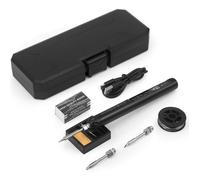 Kit de fer à souder sans fil rechargeable par USB avec écran LCD,Fer à Souder Etain de Précision,Temperature Réglable 200℃~450℃
